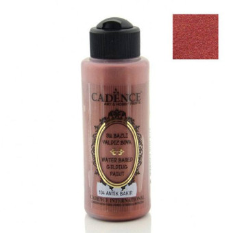 CADENCE ACRYLIC PAINT FOR GILDING 120 ML - ANTIQUE COPPER 104