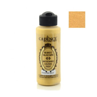 CADENCE ACRYLIC PAINT FOR GILDING 120 ML - EXTRA GOLD 110
