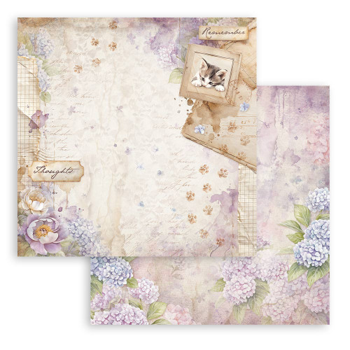 STAMPERIA QUIET DAYS CARD 30.5/30.5CM - SBB1109