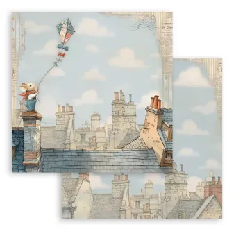 STAMPERIA FAMILY CARD 30.5/30.5CM - SBB1116