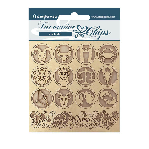 STAMPERIA ELEMENTS FROM BIRCH CARDSTOCK 14/14CM SCB114