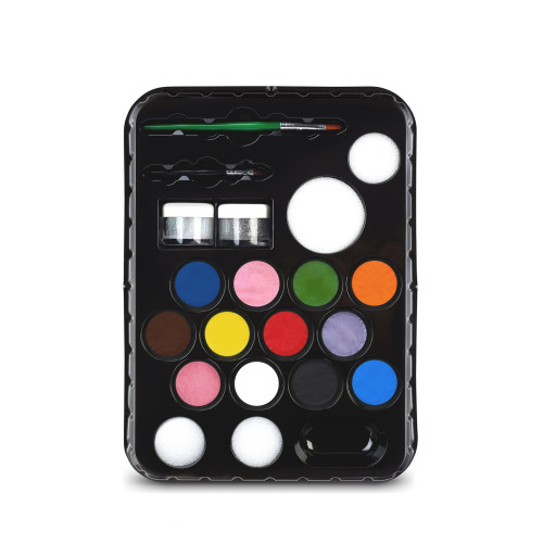 SNAZAROO FACE PAINTING KIT 21 PIECES - PARTY
