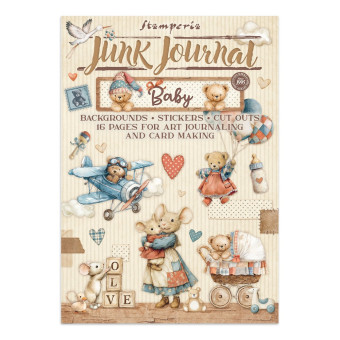 STAMPERIA BABY JUNK JOURNAL - SBJK12
