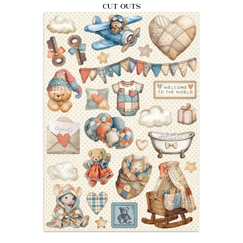 STAMPERIA BABY JUNK JOURNAL - SBJK12