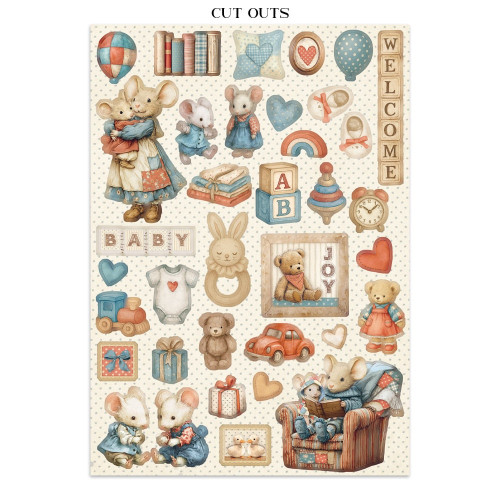 STAMPERIA BABY JUNK JOURNAL - SBJK12