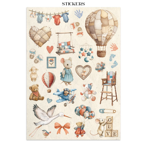 STAMPERIA BABY JUNK JOURNAL - SBJK12
