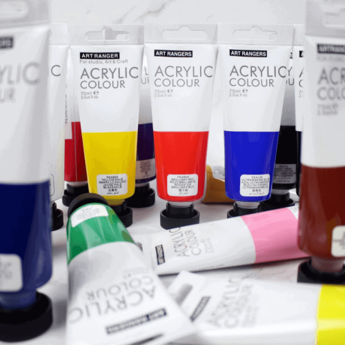 ART RANGERS ACRYLIC PAINTS 12 COLORS X 22 ML FEA1222