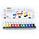 ART RANGERS ACRYLIC PAINTS 12 COLORS X 22 ML FEA1222