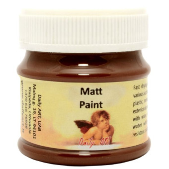 DAILY ART ACRYLIC PAINT MAT 50 ML - CHOCOLATE