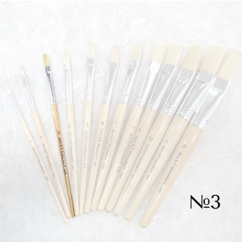 STANDARD BRUSH WITH SHORT HANDLE №3