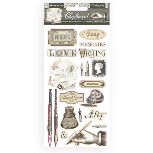 STAMPERIA CARDBOARD FIGURES FOR DECORATION 20 PCS. DFLCB14