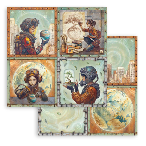 STAMPERIA A NEW BEGINNING БЛОКЧЕ ХАРТИЯ 20,3/20,3 СМ-SBBS140