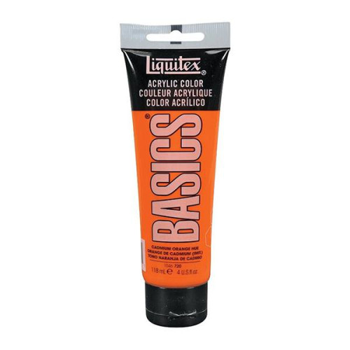 LIQUITEX АКРИЛНА БОЯ BASICS 118 МЛ-КАДМИЕВА ОРАНЖЕВА 1046720