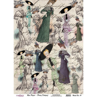 CADENCE DECOUPAGE RICE PAPER A4 - 111