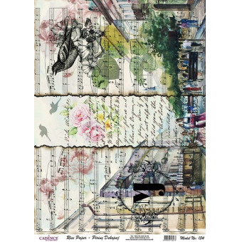 CADENCE DECOUPAGE RICE PAPER A4 - 134