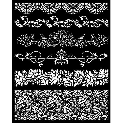STAMPERIA ROMANCE FOREVER STENCIL 20 X 25 CM - KSTD153