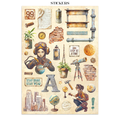 STAMPERIA A NEW BEGINNING JUNK JOURNAL - SBJK16