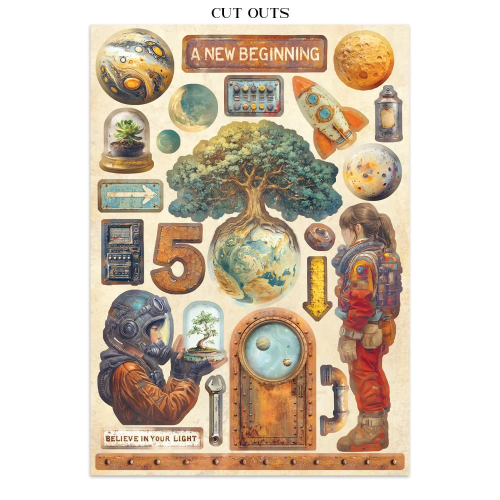 STAMPERIA A NEW BEGINNING JUNK JOURNAL - SBJK16