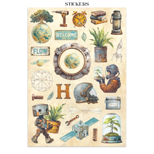 STAMPERIA A NEW BEGINNING JUNK JOURNAL - SBJK16
