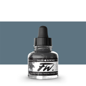 DALER ROWNEY АКРИЛЕН ТУШ FW 29,5 МЛ - PAYNES GREY 160029065