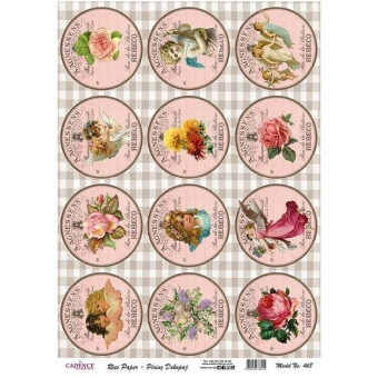 CADENCE DECOUPAGE RICE PAPER A3 - 468