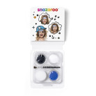 SNAZAROO FACE PAINT 3X3.75 G. + BRUSH AND SPONGE - PIRATE