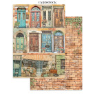STAMPERIA ART OF TRAVELLING JUNK JOURNAL 8 КАРТИЧКИ 4 СТИКЕРА И 4 ИЗРЕЗКИ - SBJK18