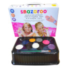 SNAZAROO FACE PAINT 6X2 ML. + BRUSH AND SPONGE - JEWELLERY