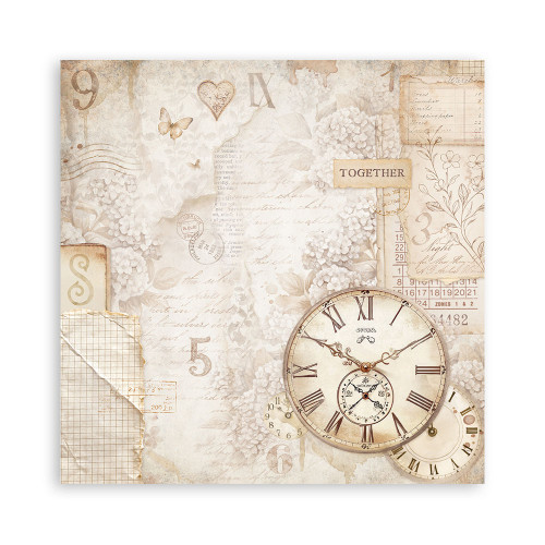 STAMPERIA QUIET DAYS BLOCK 20.3/20.3 CM -SBBSXB19