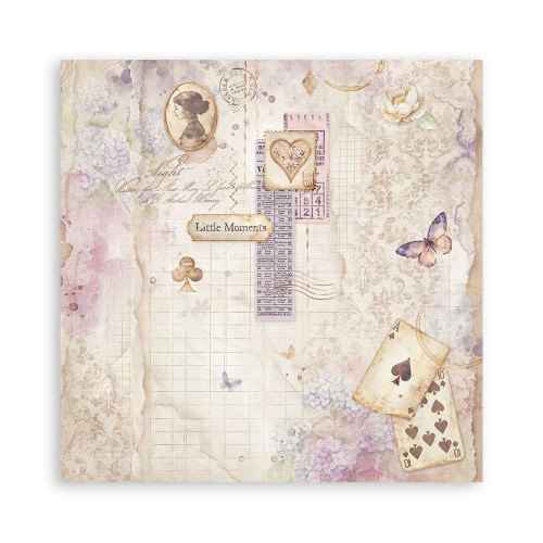STAMPERIA QUIET DAYS BLOCK 20.3/20.3 CM -SBBSXB19