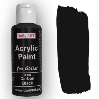 DAILY ART ACRYLIC PAINT FOR ARTIST 50 ML - C. BLACK DA19101127
