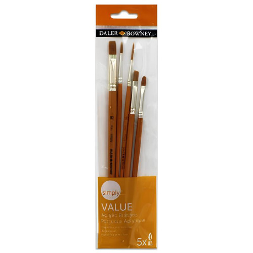 DALER ROYNEY SYNTHETIC BRUSHES SET OF 5 PCS - 216 920 503