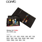 COPIC CIAO SET - 20 COLORS IN WALLET CASE LIEBE