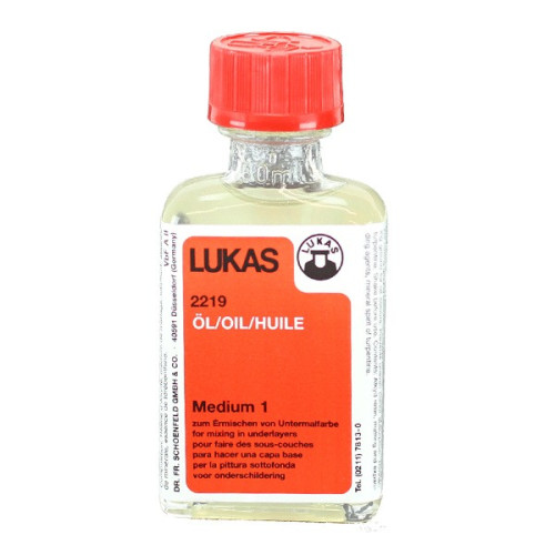 LUKAS MEDIUM 1 FOR OIL PAINTS 50 ML.