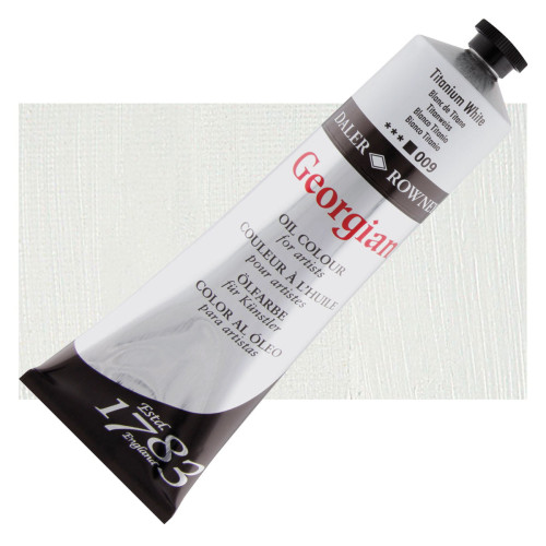 DALER ROWNEY OIL PAINT GEORGIAN 225 ML. - TITANIUM WHITE