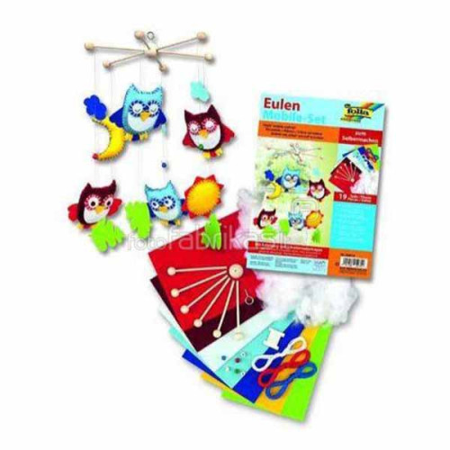 FOLIA CRAFT SET 19 PARTS - OWLS