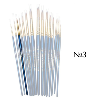 HERMITAGE CLEAR SYNTHETIC ROUND No. 3