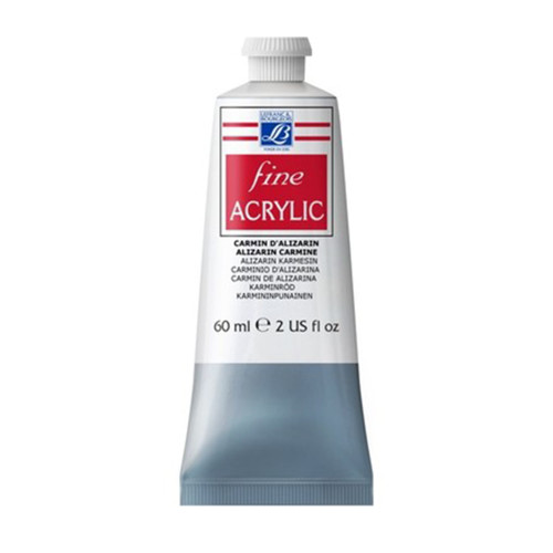L&B АКРИЛНА БОЯ FINE 60 МЛ - ALIZARIN CARMINE 328
