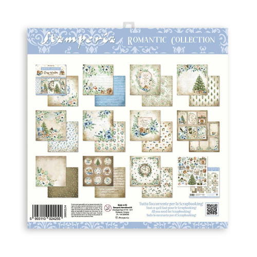 STAMPERIA BLOCK DESIGN PAPER 15.2/15.2 CM - SBBXS24
