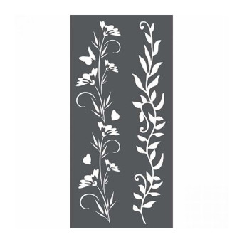 STAMPERIA MEDIA STENCIL - ШАБЛОН 12 Х 25 СМ - KSTDL25