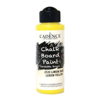 CADENCE BLACKBOARD EFFECT PAINT 120 ML - LEMON YELLOW 2520