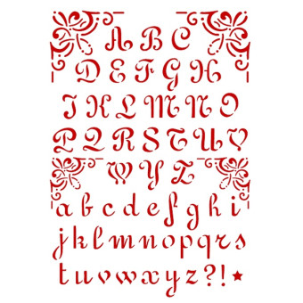 STAMPERIA UNIVERSAL TEMPLATE FOR MULTIPLE USE KSG26