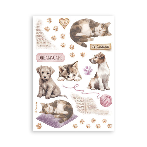STAMPERIA QUIET DAYS WASHI PAD 8 ЛИСТА A5 - SBW26