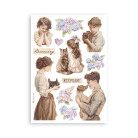 STAMPERIA QUIET DAYS WASHI PAD 8 ЛИСТА A5 - SBW26