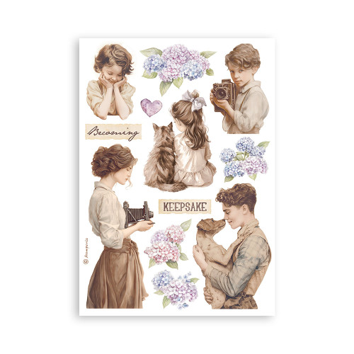 STAMPERIA QUIET DAYS WASHI PAD 8 ЛИСТА A5 - SBW26