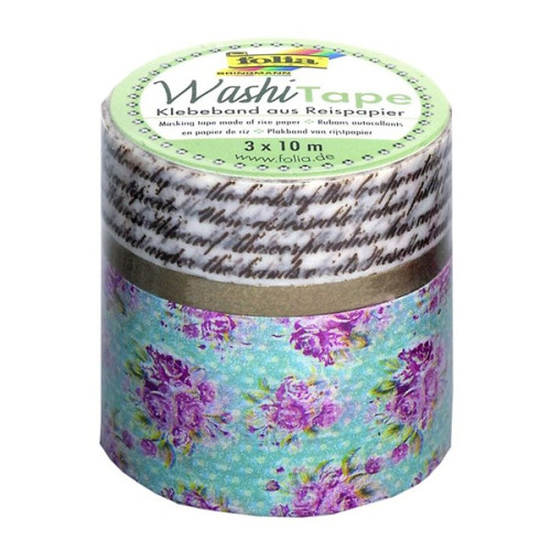 WASHI TAPE FOLIO - DECORATION STICKER SET - PATTERN