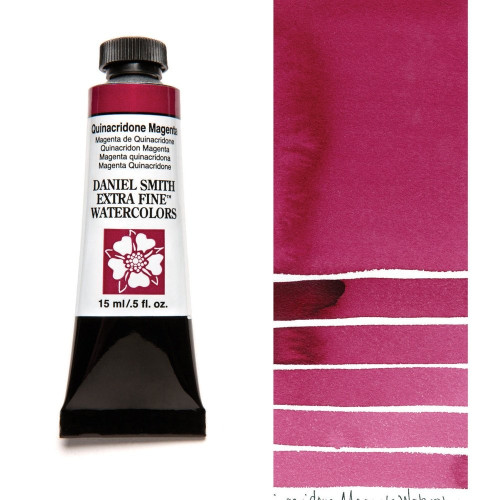 DANIEL SMITH WATERCOLOUR PAINT 15ML - QUINAC MAGENTA 284600090