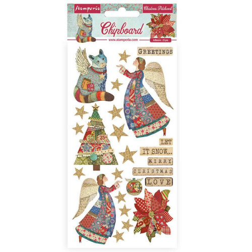 STAMPERIA CARDBOARD FIGURES FOR DECORATION 25 PCS. DFLCB35