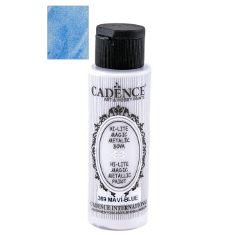 CADENCE АКРИЛНА БОЯ HI-LITE MAGIC METALLIC 70 МЛ - MAVI BLUE