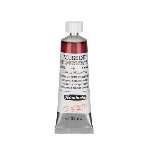 SCHMINCKE OIL PAINT 35 ML MUSSINI TRANSPARENT MAGENTA